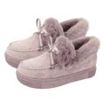 thumbnail image 1 of Botas Planas De Moda Informal Para Mujer, Zapatos Cálidos De Invierno, Botas Planas De Gamuza Para La Nieve, Zapatos De Plataforma Mocasines Methold AP007081-03, 1 of 5