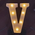 thumbnail image 1 of LED Marquee Letter Lights Sign, Light Up Alphabet Letter for Home Party Wedding Decoration V, 1 of 5