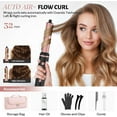 thumbnail image 3 of 7 in 1 Professional Hair Styling Tool – Hot Air Brush Set, Multi-Styler and Blow Dryer Brush Straightening and Curling, Ionic & Infrared Tech, Cool Shot, 3 Heat & Speed Settings, Includes Travel Bag, 3 of 7