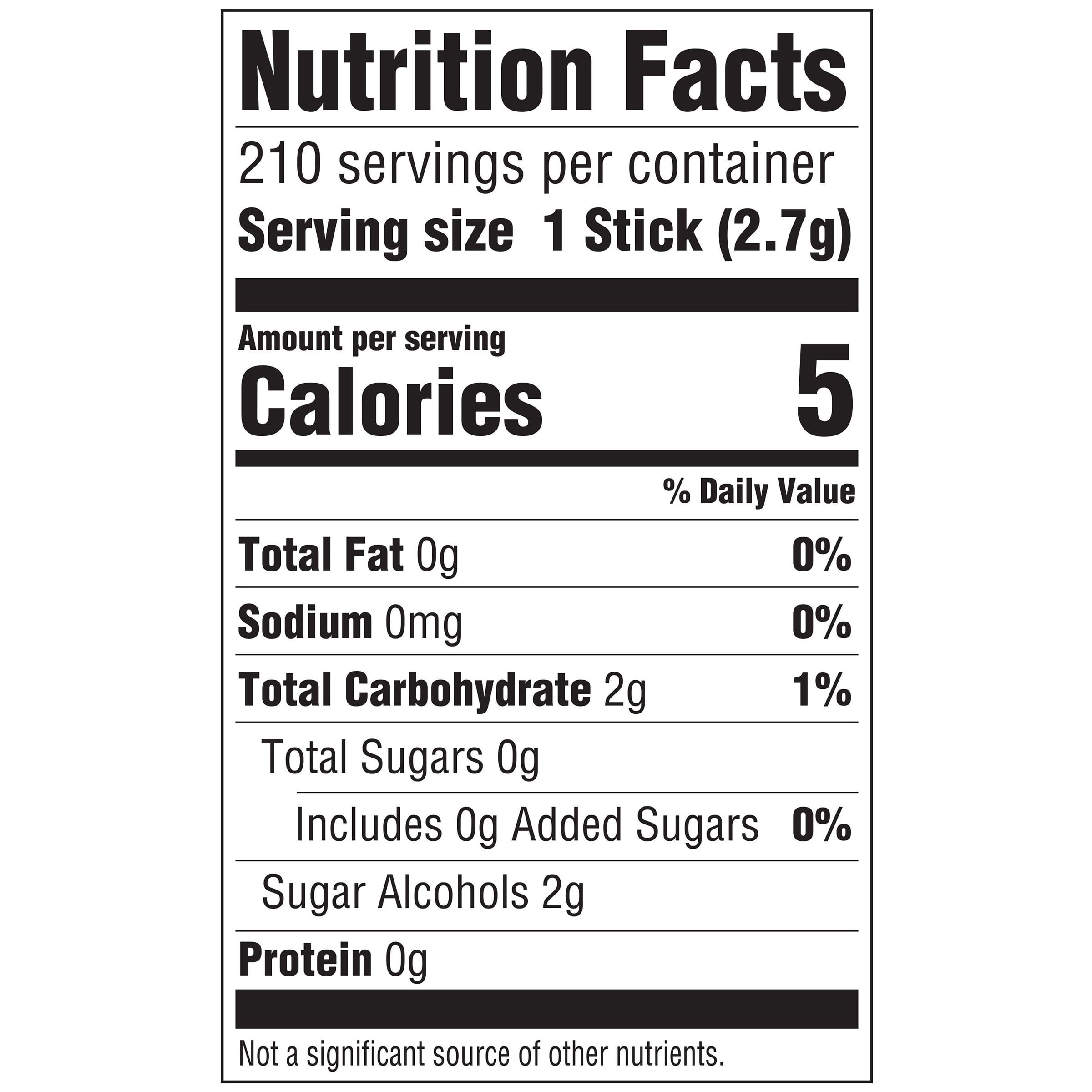 5 Gum Sugar Free Peppermint Cobalt Chewing Gum, 35 Sticks (6 Pack)