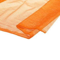 Uxcell 59" Mesh Fabric Slightly Stretchy for Backpack Pocket,Netting Bags, Clothes Net Light Orange 2 Yard
