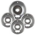 thumbnail image 3 of Range Kleen 10124XZ Style A Heavy Duty Chrome Drip Bowl set of 3 small and 1 large, 3 of 6