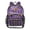 Purple Rugby Ball, variant on Clear Backpack Heavy Duty PVC Transparent Backpack for College Workplace, Purple Parachute