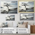 thumbnail image 4 of Designart "Beach Tree silence II" Nautical & Beach Floater Framed Canvas Print, 4 of 7