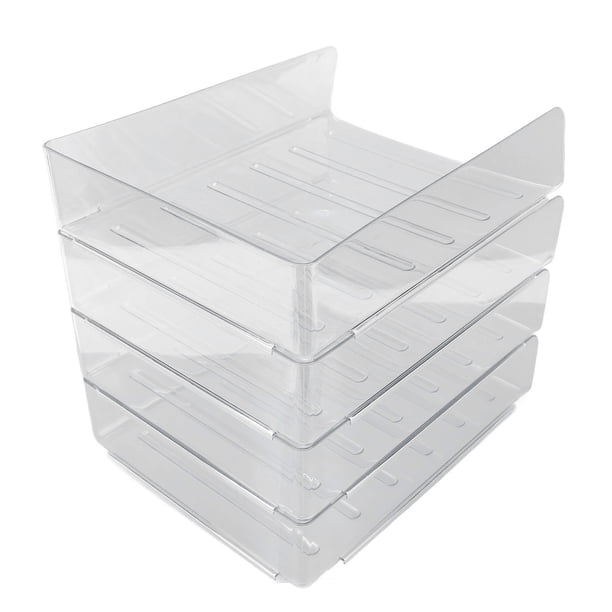 Organizador De Escritorio Con Bandeja Para Cartas, Apilable De Acrílico Para Cartas De Escritorio De Diseño De 4 Capas Para Oficina.