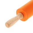 thumbnail image 3 of yuksok Nonstick Craft Rolling Pin Fondant Sugarcraft Dumpling Wrapper Baking Orange, 3 of 9