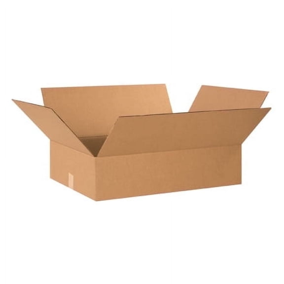 24 x 18 x 6" Flat Corrugated Boxes, ECT-32 Brown Shipping/Moving Boxes 20 Boxes