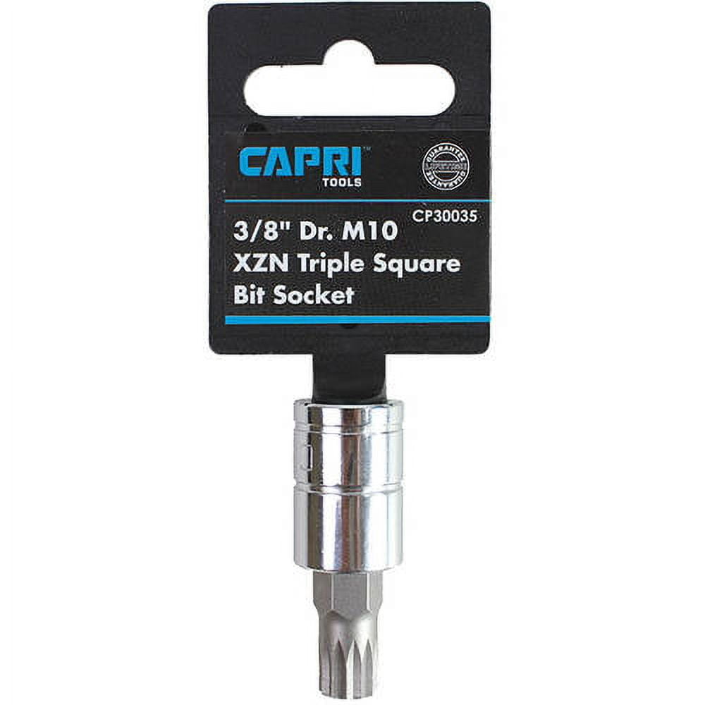 ３boxes Capri Tools 30035 10mm XZN Triple Square Bit Socket with 3/8