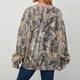 thumbnail image 4 of Sudaderas para mujer con estampado 3D de hojas de arce y sudaderas Realtree con cuello redondo y manga larga sin capucha, ropa gráfica Y2k, 4 of 5