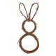 thumbnail image 1 of Guirnaldas de Pascua plegables, colgantes de pared bonitos circulares de ratán DIY para interiores y exteriores JShteea El nuevo, 1 of 1
