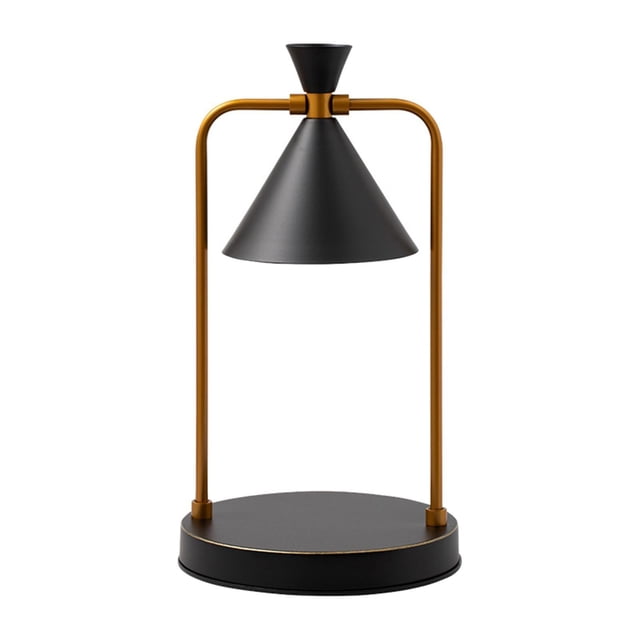 Inteprter Electric Candle Warmer Lamp Wax Melt Home for Fragrance Room Living Beside Iluminación y accesorios Negro