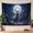 A, variant on XaaKee Tapestry Wall Hanging, Moonlight Antler Grace Enchanted Woods High-Quality Polyester Bedroom Tapestry 60x40Inch