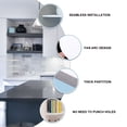 thumbnail image 2 of EeaseMX Fan Shape Wall Corner Shelf Set Estante de almacenamiento en esquina montado en la pared Soporte de almacenamiento triangular - 28 cm (blanco), 2 of 8