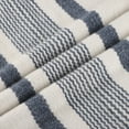 thumbnail image 4 of Ox Bay Petra 20" x 20" Navy/White Striped Reversible Indoor/Outdoor Adult Decorative Throw Pillow Cover, 4 of 8
