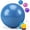 Blue, variant on Yoga Ball Adult Fitness Massage Ball Anti Burst Exercise Stability Ball for Core, Training Physical Therapy Home Gym Workout Balance Activity Equipment