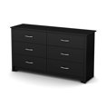 thumbnail image 2 of South Shore Fusion 6-Drawer Dresser for Adult, in Pure Black, 2 of 10