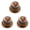 Amber knob - American football, variant on LOOKSEVEN 3Pcs Guitar Reflector Knobs For Les Paul SG - 3 Base Colors 10 Ball Tops options-Black knob - Basketball