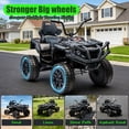 thumbnail image 2 of Okybaby 12V Kids Ride on Electric ATV with Dual Motor, Off Road Ride on Toy Cars with 2WD,MP3,LED Lights, Kids Electric ATV for Toddlers Aged 3+, Black, 2 of 6