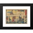 thumbnail image 2 of Toyokuni Utagawa 24x18 Black Modern Framed Museum Art Print Titled - Man Looking Up at Woman on Balcony (Late 18th Century - Early 19th Century), 2 of 5
