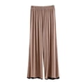 thumbnail image 2 of Costeam Womens Modal High Waist Wide Leg Lounge Pants Thin Soft Breathable Solid Color Loose Fit Casual Sleepwear Pajama Bottoms Long Trousers, 2 of 7