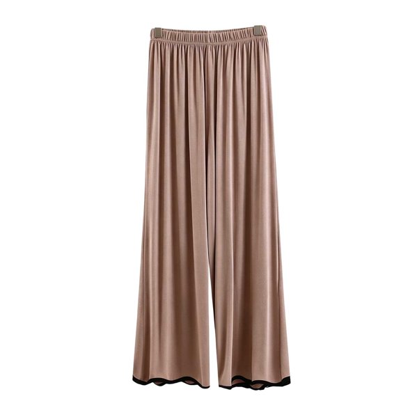 StSilkitty Womens Lounge Pants Breathable Comfy Pajama Bottoms Lightweight Elastic Waistband Loose Sleeping Trousers