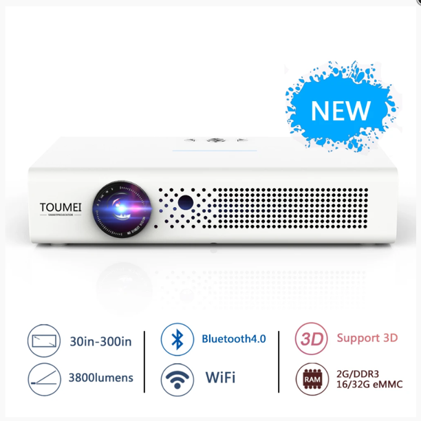 1080p Mini Projector Portable 3d Dlp 4k Movie Projector Compatible With Tv Stick Hdmi Vga Tf Av And Usb Walmart Com Walmart Com