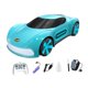 thumbnail image 3 of Coche de Control remoto CUTICAT RC azul con luces y spray para niños, 3 of 8