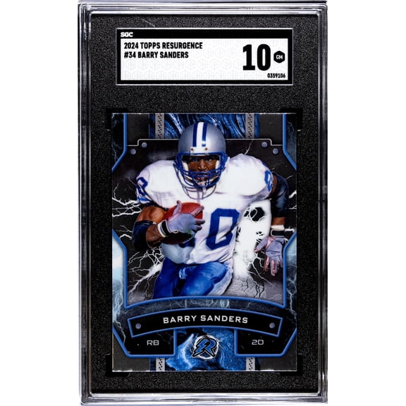 2024 Topps Resurgence #34 Barry Sanders SGC 10