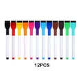 thumbnail image 1 of mmirethe 12x Fiber Tip Whiteboard Marker Set Smooth Strokes Till End Made Of High Coloring Ink Erasable, 1 of 6