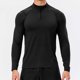 thumbnail image 1 of pstuiky Camisas de manga larga abrigadas para hombre, Traje de entrenamiento deportivo de invierno para hombre, de manga larga, secado rápido, con media cremallera, sudadera ajustada s, 1 of 5