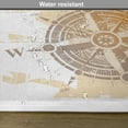 thumbnail image 6 of Ambesonne Compass Place Mats Set of 4, Nautical Ship Cool, Standard Size, Sand Brown Marigold, 6 of 6