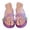 stag126-Purple, variant on BRICH Women's Flower Crystal Jelly Slippers Clear Bathroom Slides Cute Sandals Purple 7.5