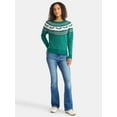 thumbnail image 2 of Holiday Time Women's and Women's Plus Pretty Christmas Sweater, Sizes XXS-3X, 2 of 5