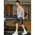 thumbnail image 5 of COOFANDY Workout Shirts for Men Sleeveless Cut Off Cotton Shirt Training Athletic Regular Fit Summer Tank Tops, 5 of 6