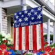 thumbnail image 1 of Independence Day Outdoor Decorative Flags Patriotic Yard Flags The US Flag Themed Wall Cloth Patriotic Holiday Door Hanging, 1 of 6