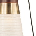 thumbnail image 4 of NOVA of California Sunset Contemporary Table Lamp, Japanese Lantern Zen Design, On/Off Switch, for Living Room, Side Tables and Nightstands, Matte Black and Weathered Brass, 4 of 7