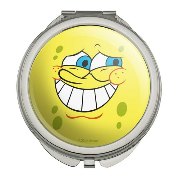 SpongeBob Guilty Face Compact Travel Purse Handbag Makeup Mirror