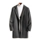 thumbnail image 1 of Abrigo clásico de lana para hombre, talla grande, cálido, de invierno, con una sola botonadura, largo, informal, ajustado, s202412241053, 1 of 3