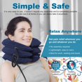 thumbnail image 3 of Cervical Traction Device (Blue) for Neck Support, Neck Traction and Neck Pain Relief, 3 of 5