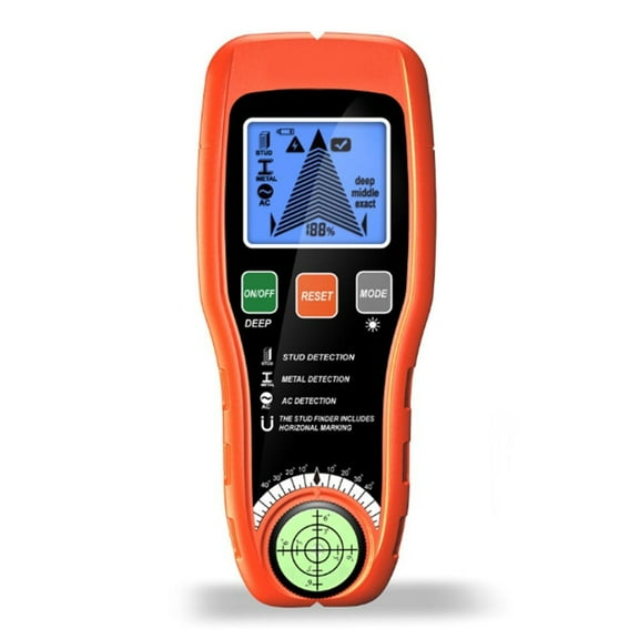 7-in-1 Handheld Wall Finder: Easily Find Studs, Wires and Metal