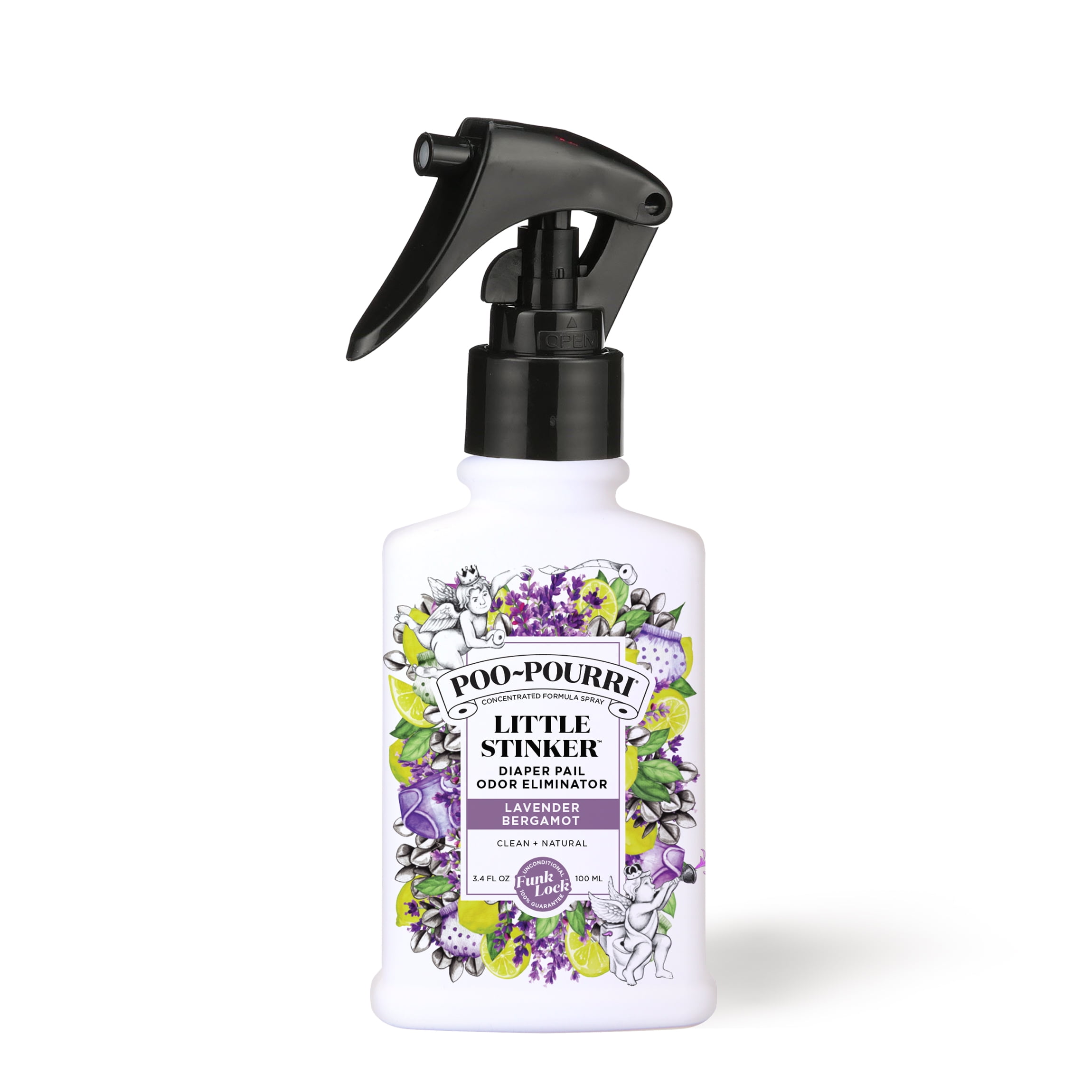 Baby-Pourri Little Stinker 3.4oz Diaper Pail Odor Freshener Spray - Plant  Based Essential Oils - Magic Deodorizer Genie Spray for Your Munchkin - ...