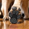 thumbnail image 7 of huayou Non Slip Dog Paw Protector Pads, Breathable Anti Wear Foot Stickers, 4 Pack, Decoration, for Pet Outdoor Use, 2.76x2.48 inch, Black, 7 of 7