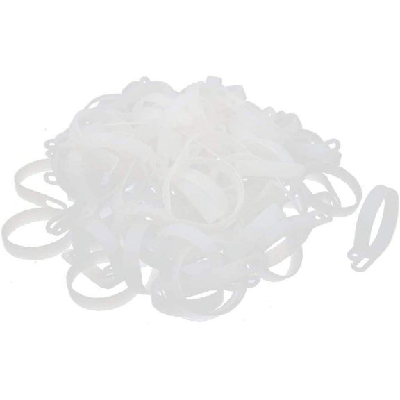 100 Pcs Nylon R Type Wire Cord Clip Fixer Cable Clamp Fastener Harness 50mm(100 Pcs Nylon R Tipo Filo Clip Fixer Cable Clamp Fastener Harness 50mm