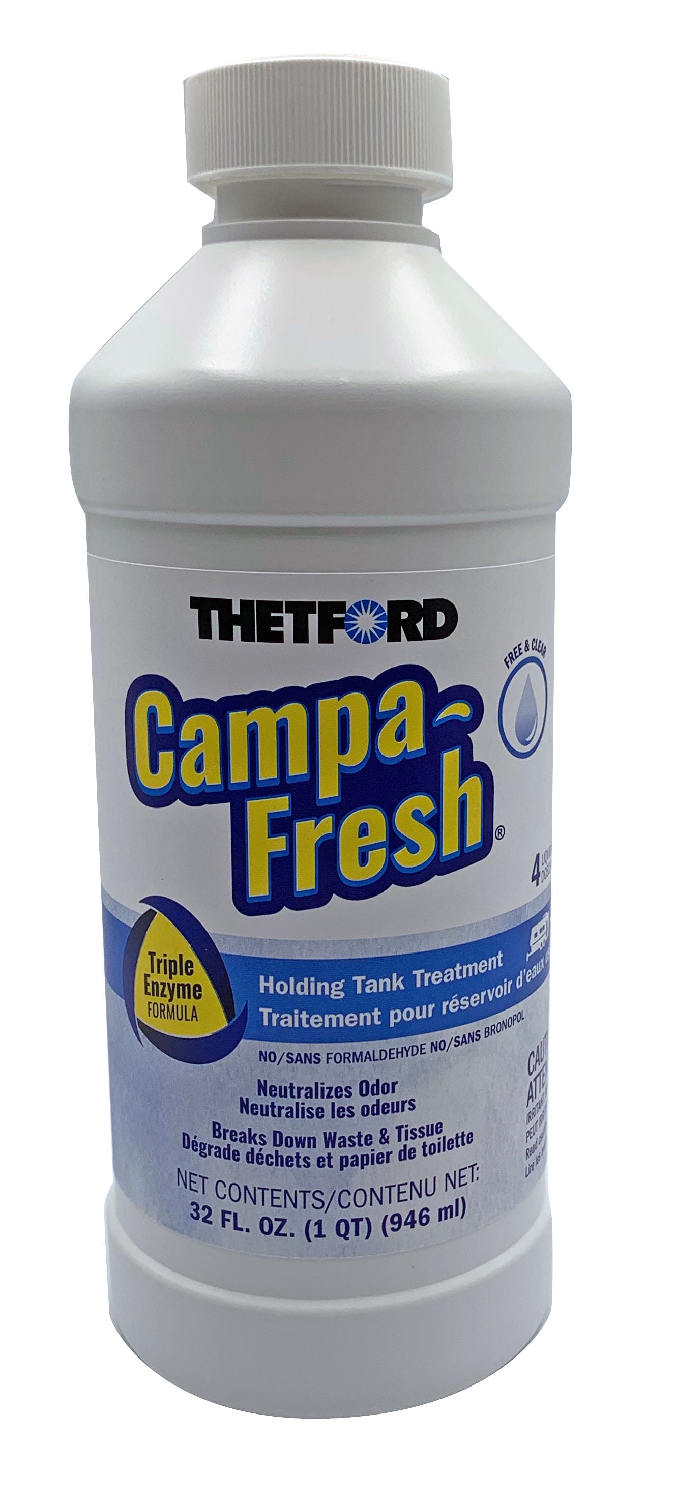 Thetford Campa-Fresh Free and Clear 32 oz Liquid Holding Tank Treatment