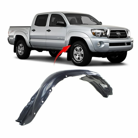 DCP Front Right Passenger Side Fender Liner For 2005-2011 Toyota Tacoma TO1249135