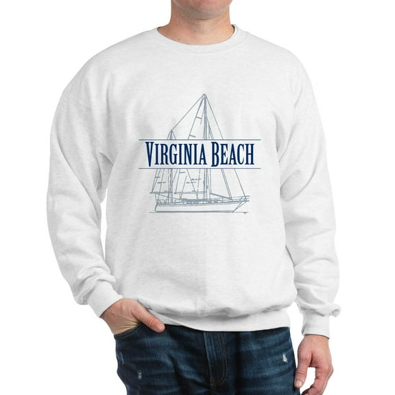 CafePress - Virginia Beach Sweatshirt - Crew Neck Sweatshirt