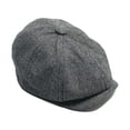 thumbnail image 6 of CoCopeaunts Vintage Beret Caps for Men and Women Hat Newsboy Hat Stitching Berets Cap Autumn Spring Men Painter Octagonal Hats Gorras, 6 of 6
