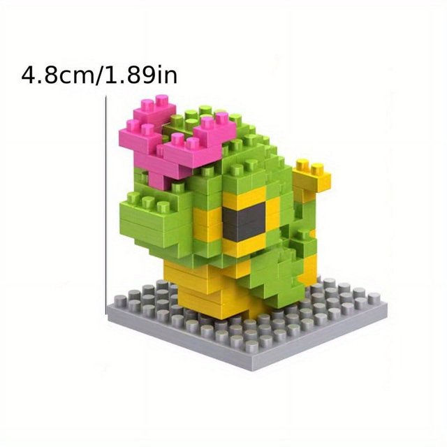Miniature Small Bricks Artificial Diamond Assembled Building Blocks, Plastic Toy Pet Series, Diy Three-dimensional Elf Puzzle