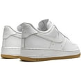 thumbnail image 3 of Men's Nike Air Force 1 '07 White/White-Gum Light Brown (DJ2739 100) - 10.5, 3 of 5