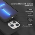 thumbnail image 3 of Compatible with iPhone 13 Pro Max Case for Women, [Drop Protection] [Anti-Fingerprint] [Anti-Scratch] Shockproof Soft-Touch Silicone Phone Case for iPhone 13 Pro Max 6.7", Black, 3 of 12